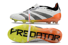 Carregar imagem no visualizador da galeria, Adidas Predator Elite Tongue FG - Branco Laranja Amarelo