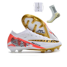 Carregar imagem no visualizador da galeria, Nike Feminina Air Zoom Mercurial Vapor 15 FG Elite - Branco Dourado
