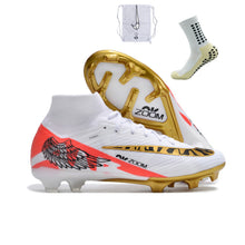 Carregar imagem no visualizador da galeria, Nike Feminina Air Zoom Superfly 9 FG Elite - Branco Dourado