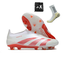Carregar imagem no visualizador da galeria, Adidas Predator Elite + FG - Branco Vermelho