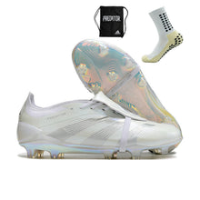 Carregar imagem no visualizador da galeria, Adidas Predator Elite Tongue FG - Branco Cinza