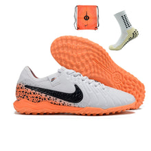 Carregar imagem no visualizador da galeria, Nike Tiempo Legend X PRO Society - Laranja Cinza