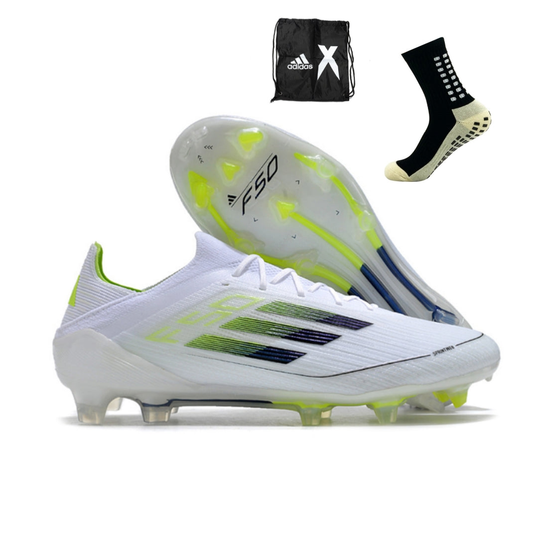 Adidas F50 Elite FG - Branco Verde – Acstorechuteiras
