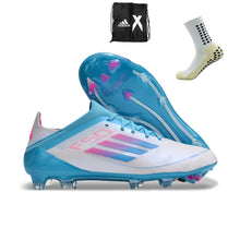 Carregar imagem no visualizador da galeria, Adidas Feminina F50 Elite FG - Azul Branco