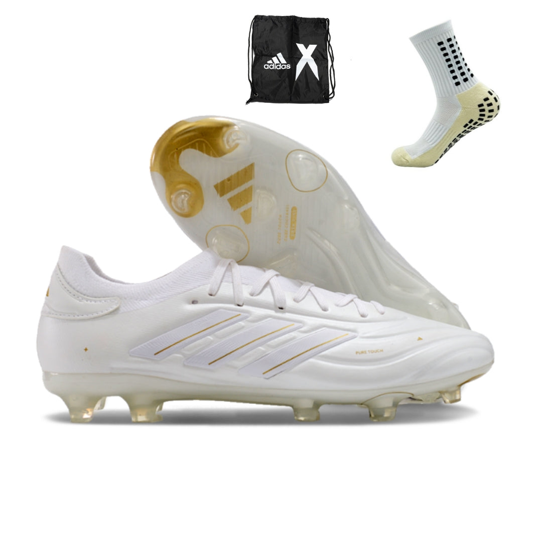 トップモデル COPA PURE 2 FG 26.5 白金 Adidas Copa Pure 2 FG - Branco Dourado – Acstorechuteiras