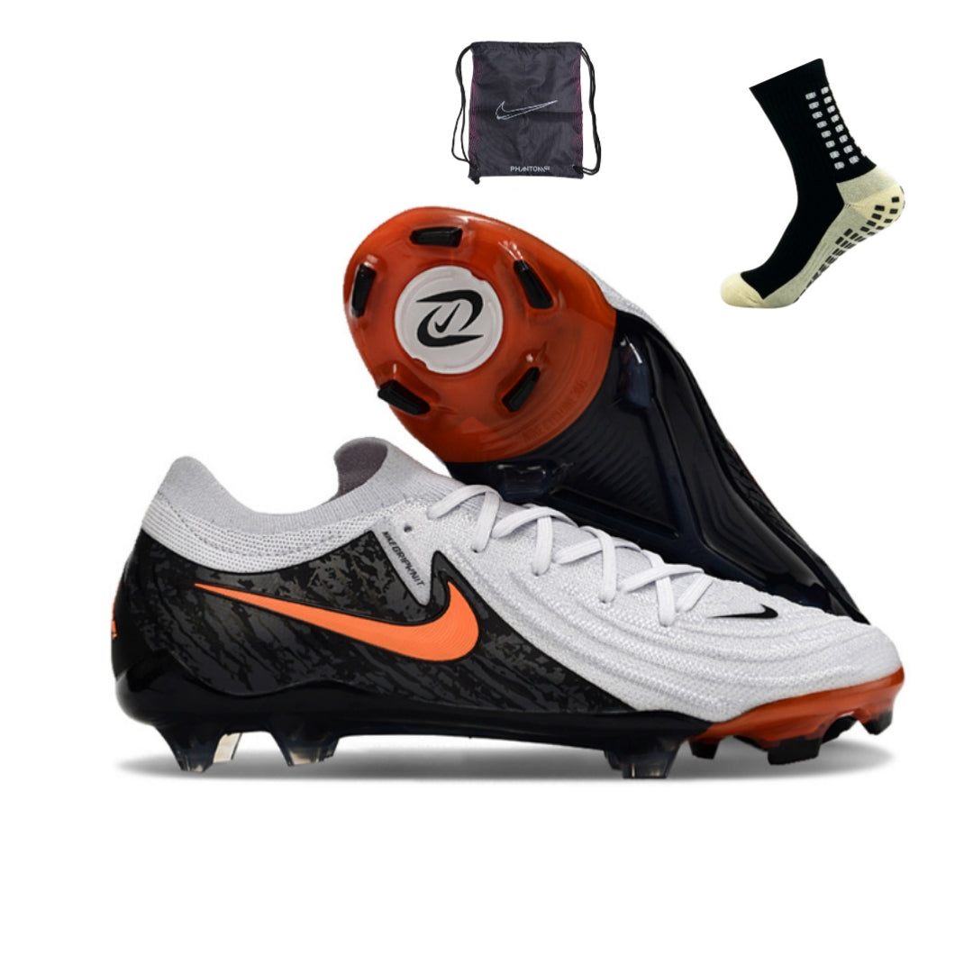 Nike Phantom GX2 Elite FG - Cinza Preto Laranja – Acstorechuteiras