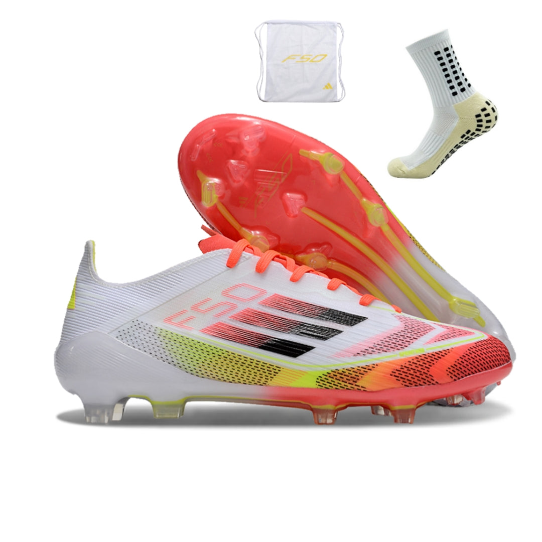 Adidas F50 Elite FG - Branco Laranja – Acstorechuteiras
