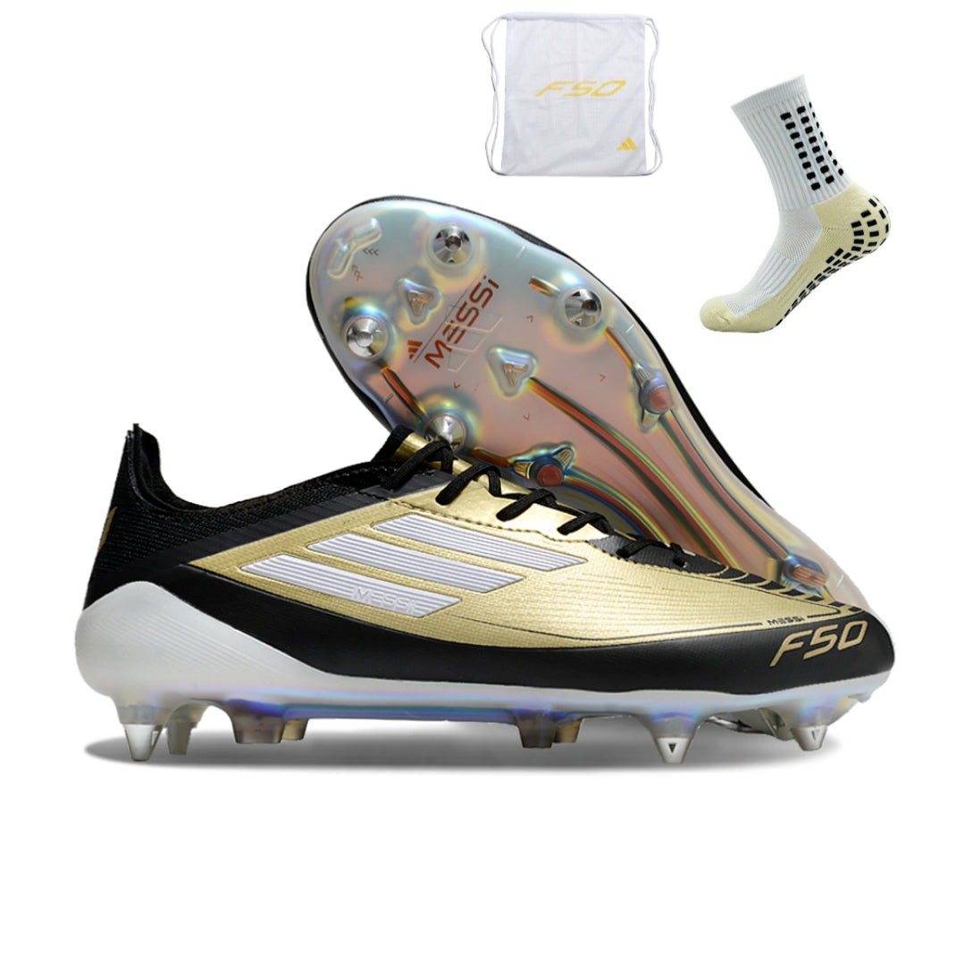 Adidas F50 Elite SG - Preto Dourado – Acstorechuteiras