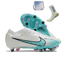 Carregar imagem no visualizador da galeria, Nike Air Zoom Mercurial Vapor 15 Elite SG TRAVA MISTA - Branco Azul