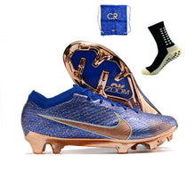 Carregar imagem no visualizador da galeria, Nike Air Zoom Mercurial Vapor 15 FG Elite - Azul Gold