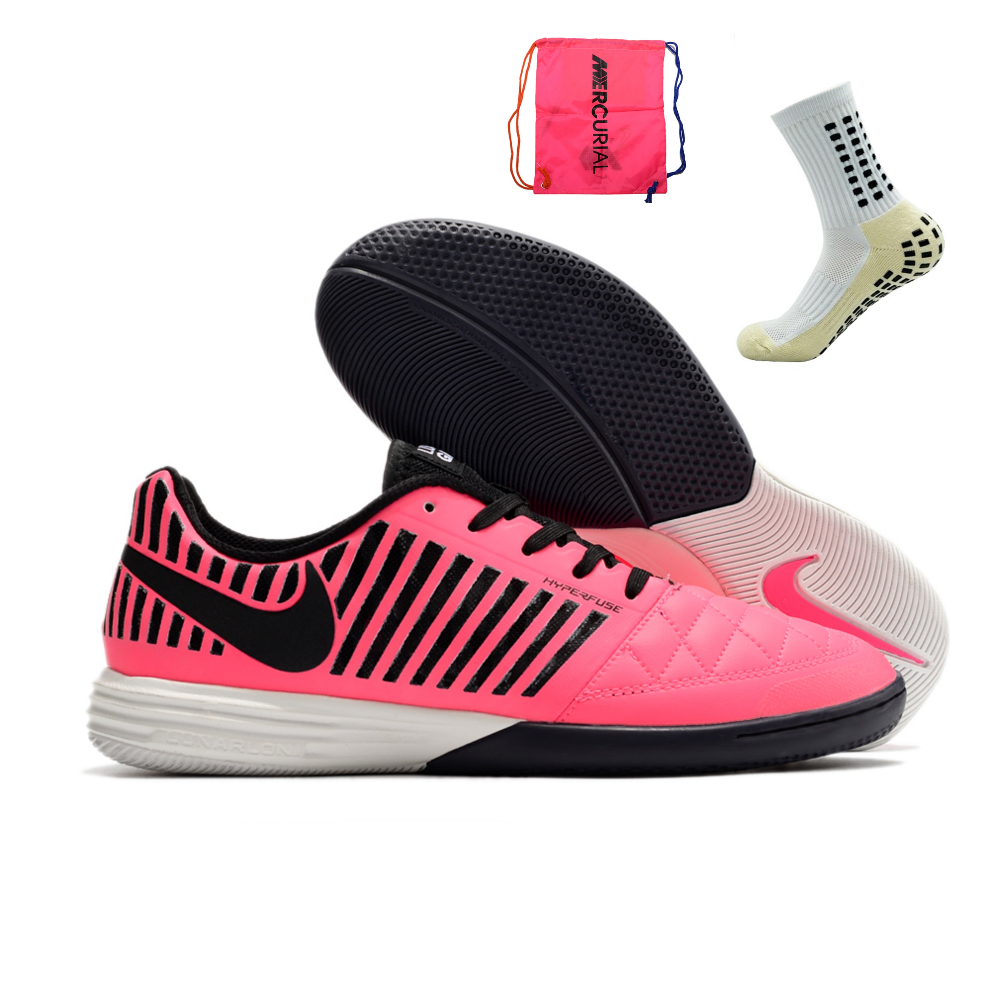 花*火様 26cm Nike Lunar Gato フットサルシューズ ピンク Nike Lunar Gato II Futsal - Rosa – Acstorechuteiras