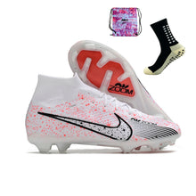 Carregar imagem no visualizador da galeria, Nike Feminina Air Zoom Superfly 9 FG Elite - Branco Rosa Preto