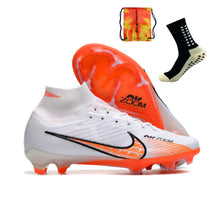 Carregar imagem no visualizador da galeria, Nike Feminina Air Zoom Superfly 9 FG Elite - Branco Laranja