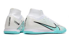 Carregar imagem no visualizador da galeria, Nike Air Zoom Mercurial Superfly 9 Elite Futsal - Branco Azul