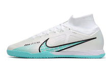 Carregar imagem no visualizador da galeria, Nike Air Zoom Mercurial Superfly 9 Elite Futsal - Branco Azul
