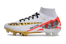 Carregar imagem no visualizador da galeria, Nike Feminina Air Zoom Superfly 9 FG Elite - Branco Dourado