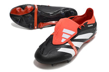 Carregar imagem no visualizador da galeria, Adidas Predator Elite Tongue FG - Preto Vermelho