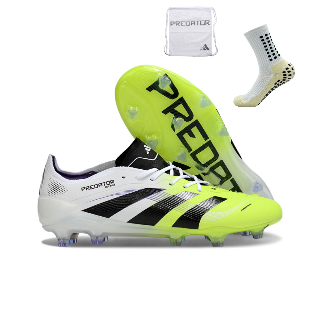 Adidas Predator 25 Elite FG - Branco Verde – Acstorechuteiras