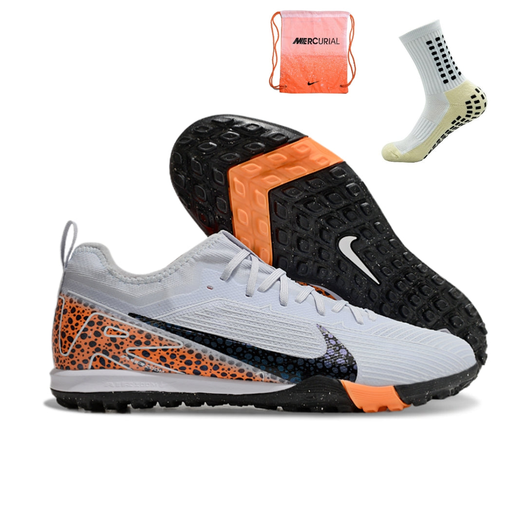 【新品未使用】NIKE ZM MERCURIALVAPOR16 ELITEKM① Nike Mercurial Air Zoom Vapor 16 Pro Society - Cinza Laranja