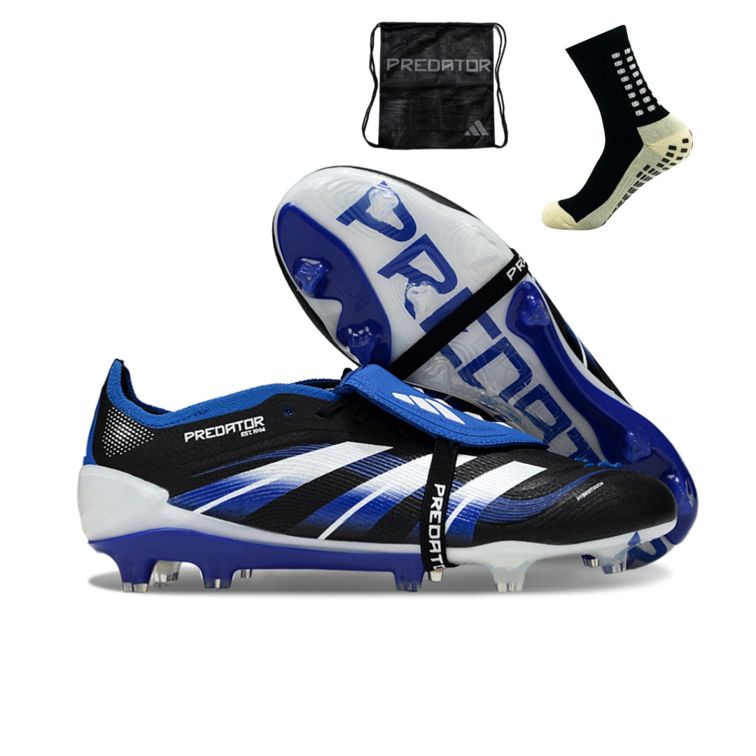 Adidas Predator 25 Elite Tongue FG - Preto Azul – Acstorechuteiras