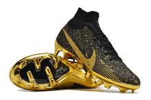 Carregar imagem no visualizador da galeria, Nike Feminina Air Zoom Superfly 9 FG Elite - Preto Dourado
