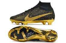 Carregar imagem no visualizador da galeria, Nike Feminina Air Zoom Superfly 9 FG Elite - Preto Dourado