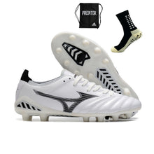 Carregar imagem no visualizador da galeria, Mizuno Morelia Neo III Pro FG - Branco Preto