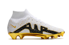 Carregar imagem no visualizador da galeria, Nike Feminina Air Zoom Superfly 9 FG Elite - Branco Dourado