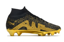 Carregar imagem no visualizador da galeria, Nike Feminina Air Zoom Superfly 9 FG Elite - Preto Dourado