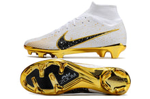 Carregar imagem no visualizador da galeria, Nike Feminina Air Zoom Superfly 9 FG Elite - Branco Dourado