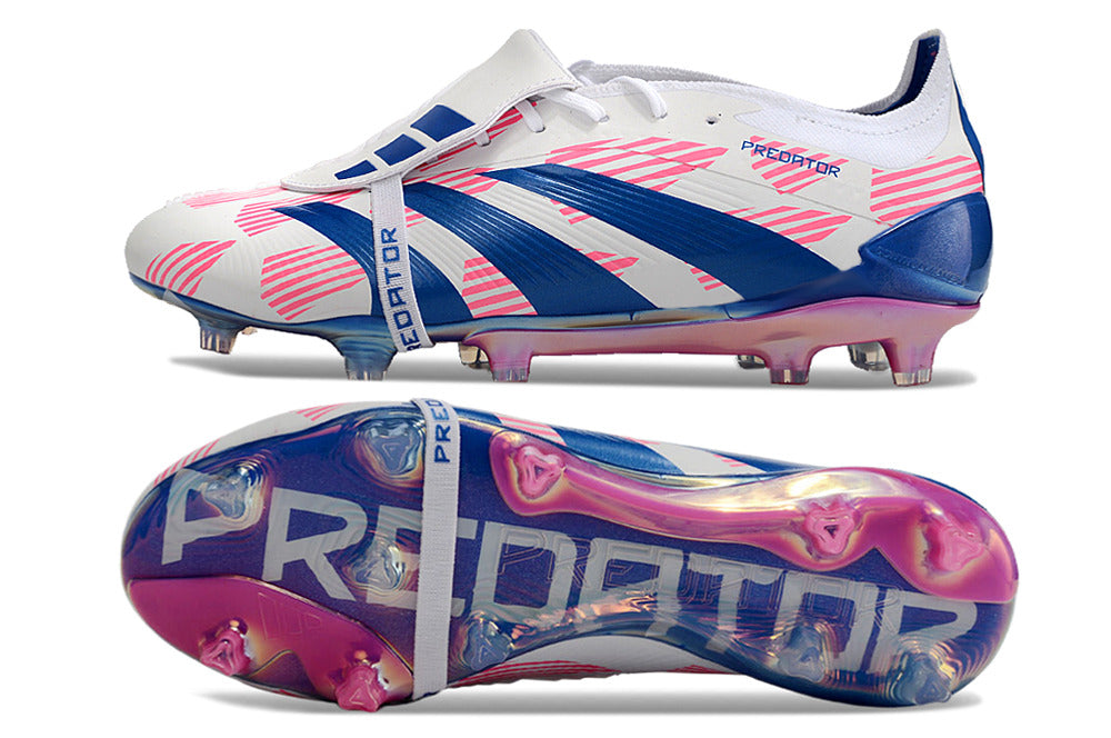Adidas Predator Elite Tongue FG - Rosa Azul – Acstorechuteiras