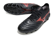 Carregar imagem no visualizador da galeria, Mizuno Morelia Neo IV Made In Japan FG - Preto Vermelho
