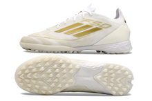 Carregar imagem no visualizador da galeria, Adidas F50 Elite Society TF - Branco Dourado
