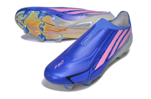 Carregar imagem no visualizador da galeria, Adidas F50 Elite Hyperfast Laceless FG - Azul Rosa
