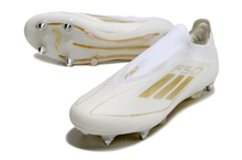 Carregar imagem no visualizador da galeria, Adidas F50 Elite Laceless SG - Branco Dourado
