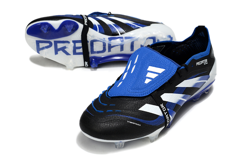 Adidas Predator 25 Elite Tongue FG - Preto Azul – Acstorechuteiras