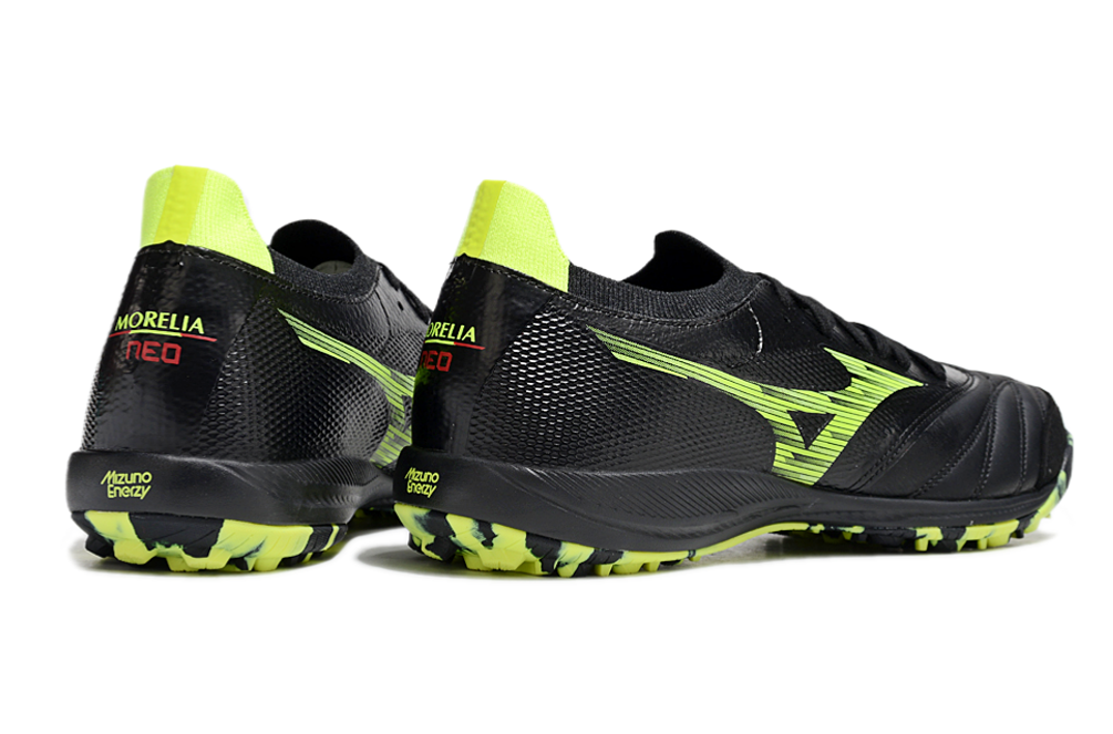 Mizuno Morelia Neo Sala β Society - Preto Verde Mizuno Morelia Neo Sala β Society - Preto Verde