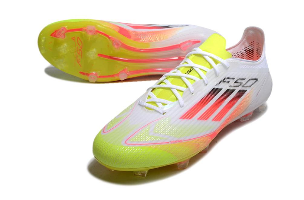 Adidas F50 Elite FG - Branco Amarelo – Acstorechuteiras