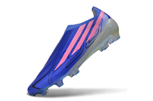Carregar imagem no visualizador da galeria, Adidas F50 Elite Hyperfast Laceless FG - Azul Rosa
