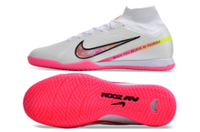 Carregar imagem no visualizador da galeria, Nike Air Zoom Mercurial Superfly 9 Elite Futsal - Branco Rosa
