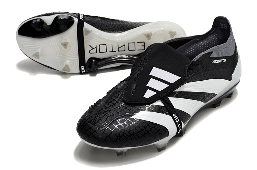 Adidas Predator Elite Tongue FG - Preto Branco – Acstorechuteiras