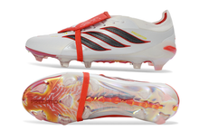 Carregar imagem no visualizador da galeria, Adidas Predator 26 Elite Tongue FG - Branco Vermelho
