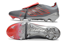 Carregar imagem no visualizador da galeria, Adidas Predator 26 Elite Tongue FG - Cinza Vermelho
