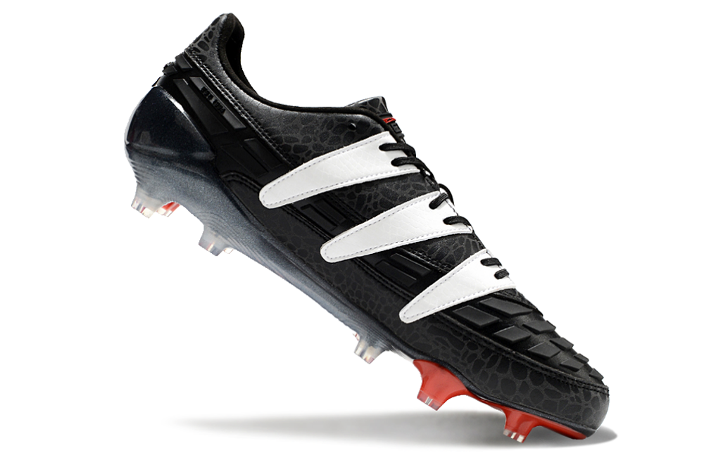 Adidas Predator Accelerator 94 FG - Preto Vermellho – Acstorechuteiras