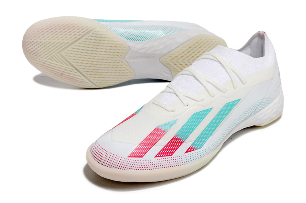 Adidas X Crazyfast .1 Futsal - Branco Rosa – Acstorechuteiras