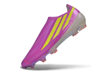 Carregar imagem no visualizador da galeria, Adidas F50 Elite Hyperfast Laceless FG - Roxo
