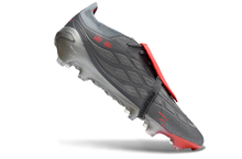 Carregar imagem no visualizador da galeria, Adidas Predator 26 Elite Tongue FG - Cinza Vermelho
