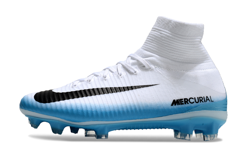 Nike Mercurial Zoom Superfly 5 Elite FG - Branco Azul