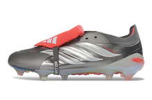 Carregar imagem no visualizador da galeria, Adidas Predator 26 Elite Tongue FG - Finishers Steel Prata
