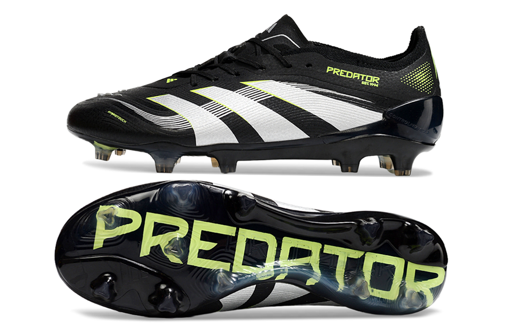 Adidas Predator 25 Elite FG - Preto Verde – Acstorechuteiras